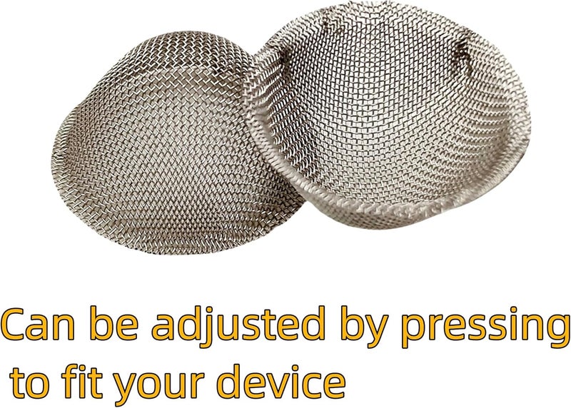 Ruilida Pipe Screens 70 Pcs 3/4 Inch Tapered Design Clean Screens 0.75 Inch 100% Stainless Steel Mesh with a Storage Box - Image 4